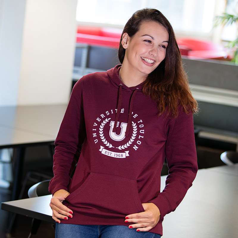 Sweat à capuche 'Puma' - Bordeaux - Kiabi - 45.00